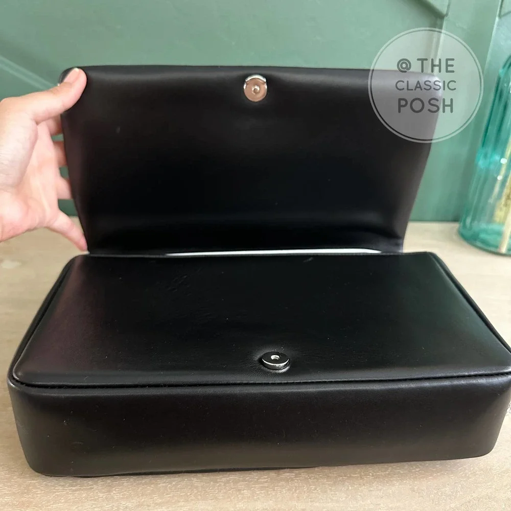 ❌SOLD❌NEW Buberry Lola Medium Black Lambskin Silver HW Bag Shoulder Crossbody - Picture 9 of 11